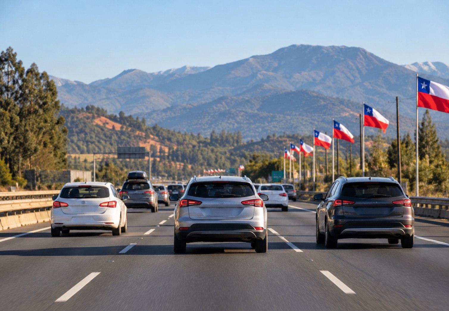 Fiestas Patrias 2026: 407 Mil Autos Saldrán de Santiago — Cifras, Horarios y Prevenciones